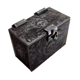 Black Magic The Gathering Deck Box, Swamp Theme Mono Black, Commander 100+ EDH Deck Box, Fits 150 Sleeved Cards