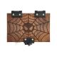 MTG Deck Box Web Theme 100+ Sleeved Cards, Token Pocket, Spider Deck Box, Handmade Walnut MTG Deck Box