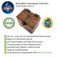 MTG Deck Box Web Theme 100+ Sleeved Cards, Token Pocket, Spider Deck Box, Handmade Walnut MTG Deck Box