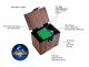 MTG Deck Box Web Theme 100+ Sleeved Cards, Token Pocket, Spider Deck Box, Handmade Walnut MTG Deck Box