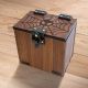 MTG Deck Box Web Theme 100+ Sleeved Cards, Token Pocket, Spider Deck Box, Handmade Walnut MTG Deck Box