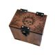 MTG Swamp Deck Box, 100+ Sleeved Cards, Dice Tray, Handmade Walnut, Magic The Gathering Swamp Black Deck Box