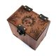 MTG Swamp Deck Box, 100+ Sleeved Cards, Dice Tray, Handmade Walnut, Magic The Gathering Swamp Black Deck Box