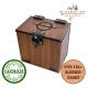 Phyrexian Deck Box, 100+ Sleeved Cards, Token Pocket, Handmade Walnut MTG Phyrexian Deck Box