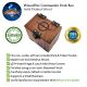 Phyrexian Deck Box, 100+ Sleeved Cards, Token Pocket, Handmade Walnut MTG Phyrexian Deck Box