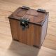 Thor's Hammer 100+ Sleeved Cards, Token Pocket, Mj&ouml;lnir Theme, Handmade Walnut MTG Deck Box