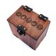 Wood MTG Deck Box Mana Theme, 100+ Sleeved Cards, Dice Tray, Handmade Walnut
