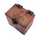 Wood MTG Deck Box Frog Theme, 100+ Sleeved Cards, Dice Tray, Handmade Walnut