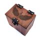 Wood MTG Deck Box Angel Theme, 100+ Sleeved Cards, Dice Tray, Handmade Walnut
