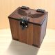 Wood MTG Deck Box Angel Theme, 100+ Sleeved Cards, Dice Tray, Handmade Walnut