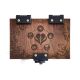 MTG Deck Box: Lifelink Theme, 100+ Sleeved Cards, Dice Tray, Handmade Walnut Wood