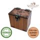 MTG Deck Box: Lifelink Theme, 100+ Sleeved Cards, Dice Tray, Handmade Walnut Wood