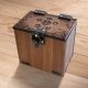 MTG Deck Box: Lifelink Theme, 100+ Sleeved Cards, Dice Tray, Handmade Walnut Wood