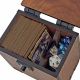 MTG Deck Box: Opossum Theme: 100+ Sleeved Cards, Dice Tray, Handmade Walnut MTG Deck Box