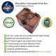 MTG Deck Box: Opossum Theme: 100+ Sleeved Cards, Dice Tray, Handmade Walnut MTG Deck Box