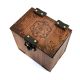 MTG Deck Box, D20 Dice Theme: 100+ Sleeved Cards, Dice Tray, Handmade Walnut, Magic The Gathering