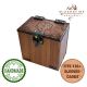 MTG Deck Box, D20 Dice Theme: 100+ Sleeved Cards, Dice Tray, Handmade Walnut, Magic The Gathering