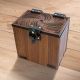 Lorcana Deck Box, 100+ Sleeved Cards, Token Pocket, Handmade Walnut Magic Wand Lorcana Theme