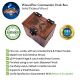 Commander Deck Box: Time Theme, 100+ Cards, Dice Tray, Handmade Walnut Wood